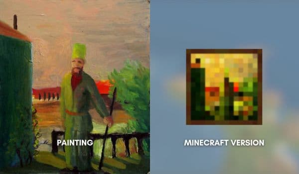 A person holding a small, unidentifiable object.