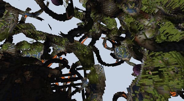 Empty office chairs and desks in a modern, quiet workspace.