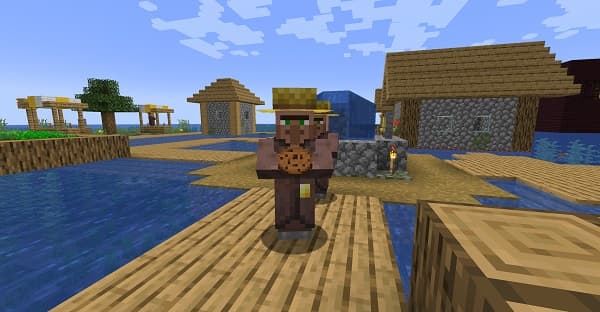 A bright red fire truck driving down a street.