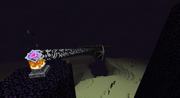 Dark, abstract swirling patterns in purples and blues.