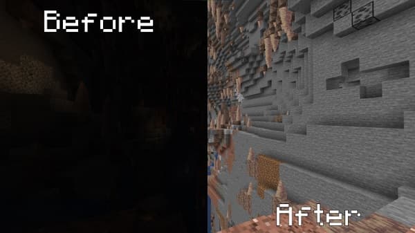 Empty shipping container interior