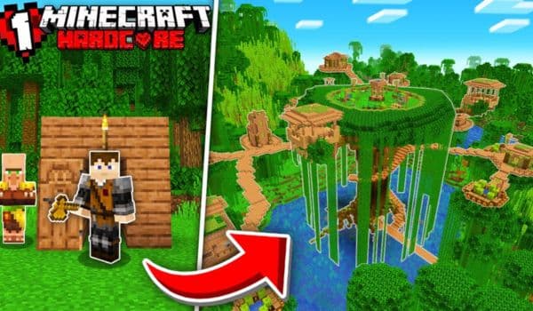 A clear, vibrant blue sky.