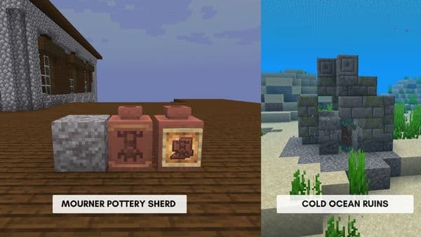 A black and white photo of a woman's face, partially obscured by a hat, with a pensive expression.