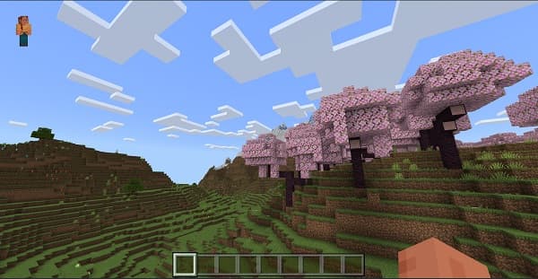 Abstract wavy blue and white background pattern.