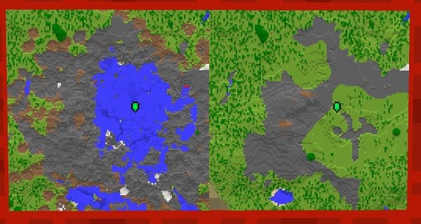 A vibrant, abstract painting with swirling blue, green, and gold colors.