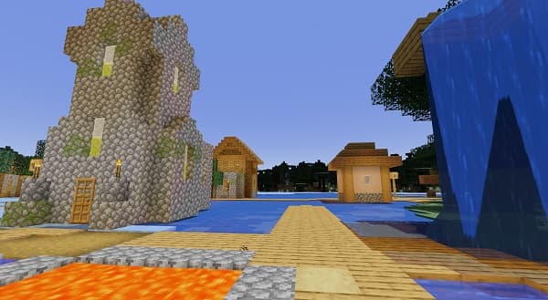 A small plant sprouts in a pile of compost.