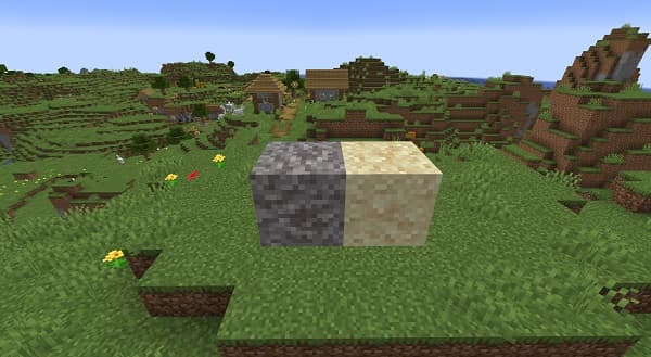 Two professional women working collaboratively on laptops in a modern office.