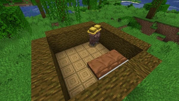 Empty wooden planks for a picnic table.