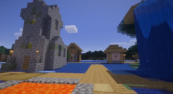 Empty conference room with chairs and tables