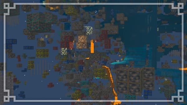 A close-up of a vibrant, multi-colored abstract painting with swirling patterns.