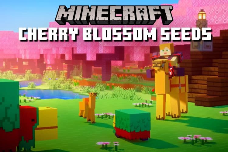 Minecraft Cherry Blossom: 8 Beautiful Seeds to Explore in 2023