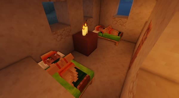 A vibrant abstract painting with swirling blues, greens, and whites.