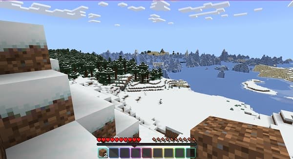 A serene lakeside cabin with a vibrant autumn forest backdrop.