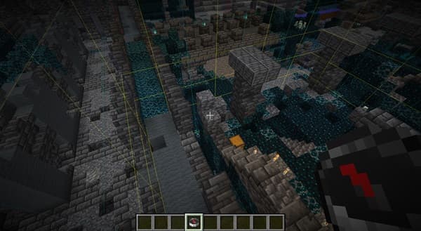 A person's hands holding a smartphone with a blank screen.