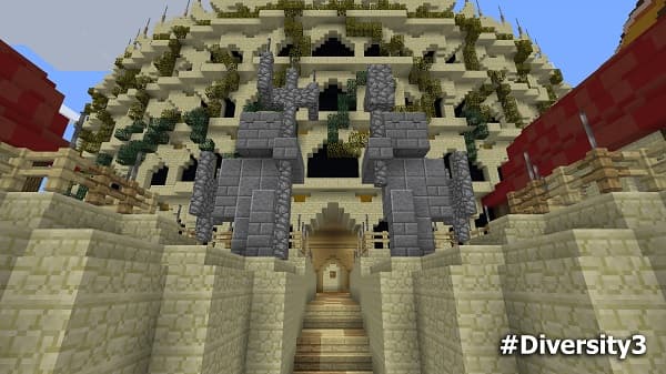 A close-up of a vibrant, intricate mandala drawing with symmetrical patterns and circular designs.