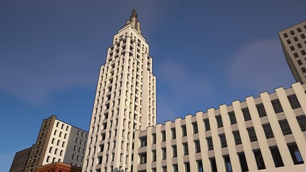 Man wearing a suit in a professional setting.