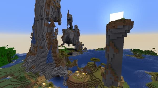 A person typing on a laptop with a modern office background.