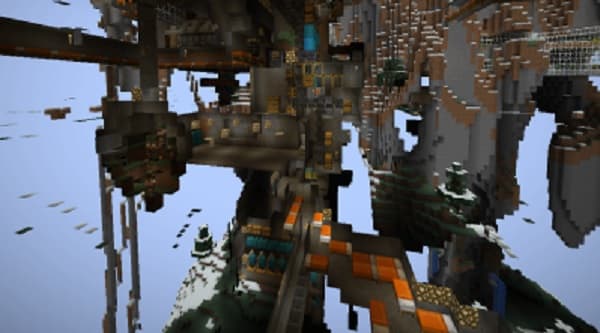 A person's hands holding a smartphone displaying an empty app screen.