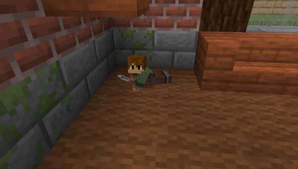 Smiling woman in a stylish sweater drinking coffee at an outdoor cafe.