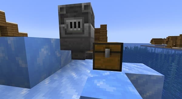 A person walking on a street.