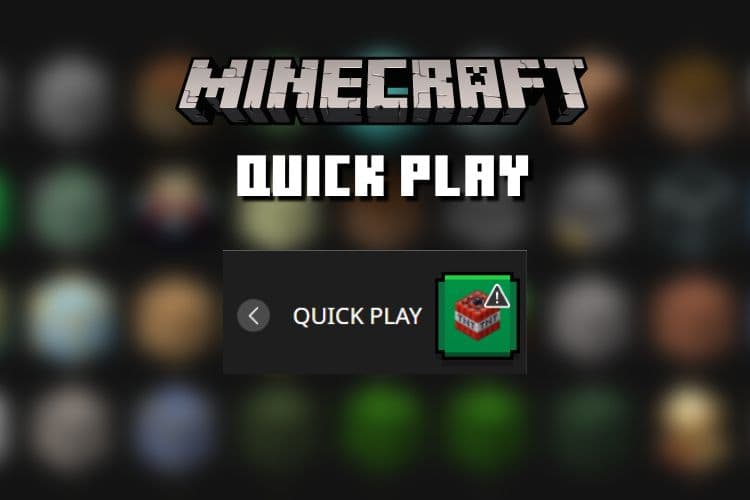 How to Use Quick Play in Minecraft Launcher (2023)