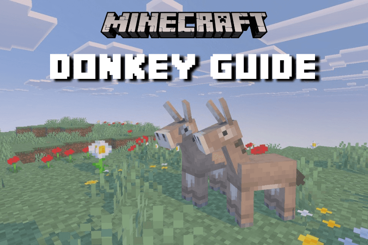 How to Tame a Donkey in Minecraft (Step-by-Step)