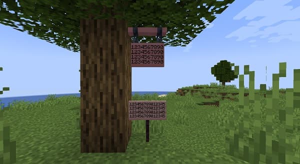 Flying Sign Minecraft Minecraft Hanging Signs: Make Them in 1.20!