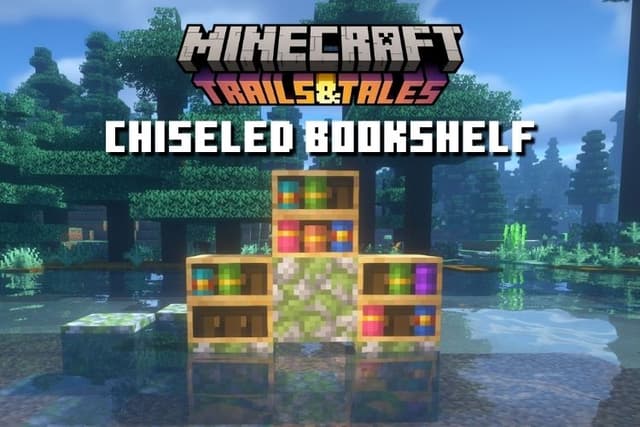 Chisel Bookshelf Minecraft Chiseled Bookshelf Minecraft: Build Yours in 1.20 Today!