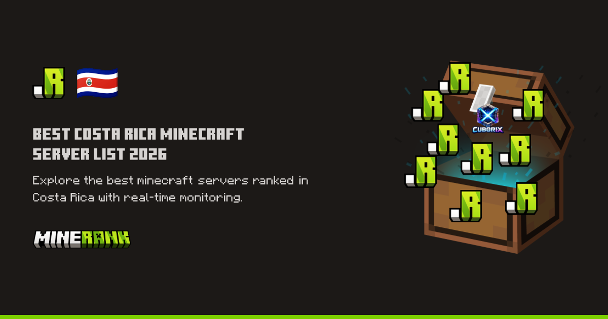 Costa Rica's Best Minecraft Server List 2026 - Minerank