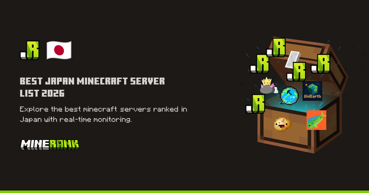 Japan's Best Minecraft Server List 2026 - Minerank