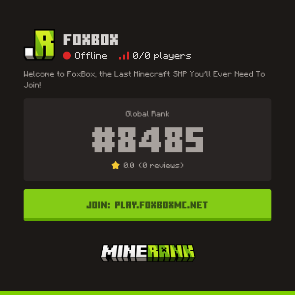 FoxBox Server IP, Reviews and Vote Link - Minerank