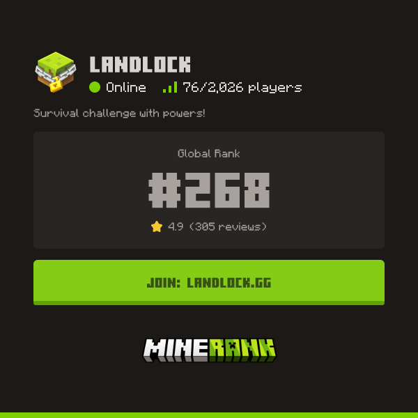 Send Your Vote & Review for LandLock - Minerank