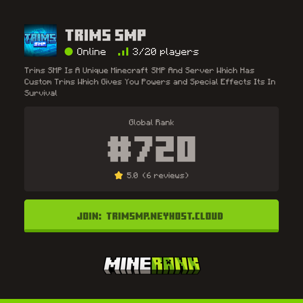 Trims SMP Public Statistics - Minerank