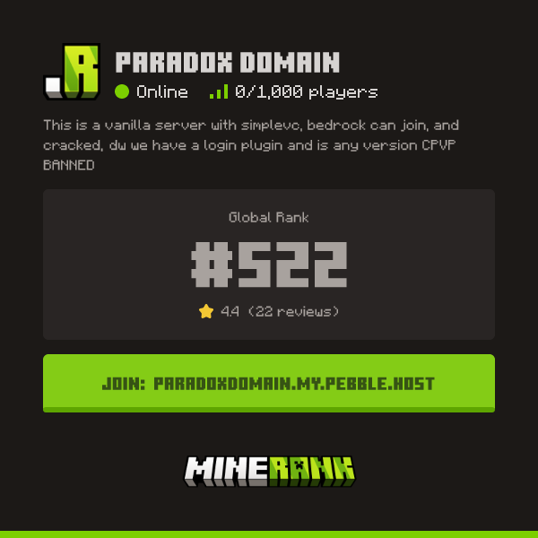 TTN Ranked SMP Server IP, Reviews and Vote Link - Minerank