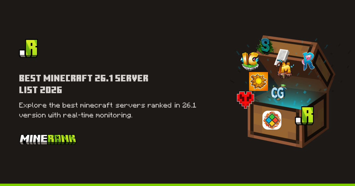 Best Minecraft 26.1 Server List 2026 - Minerank